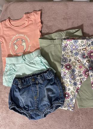 Летний набор на девочку 62 г.
