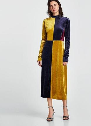 Сукня смарагдова zara 4