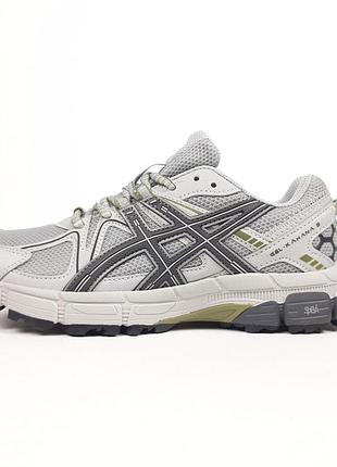 Мужские кроссовки asics gel-kahana 8 grey khaki ассикс серого из хаки цветов