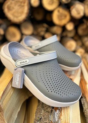 Чоловічі крокси сабо ids crocs crocband clog original grey сірі ids crocs crocband clog original усі розміри у наявності