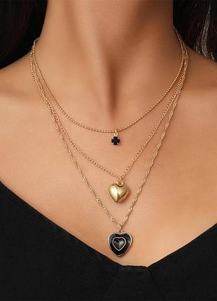 Потрійний ланцюжок з підвісками