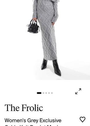Вязаное платье the frolic 36 размер