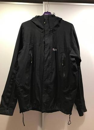 Куртка мужская черная рэб вітровка чоловіча rab bergen jacket event qwa-31 р.l🇬🇧🇨🇳