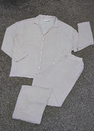 Пижама большого размера из хлопкового модала