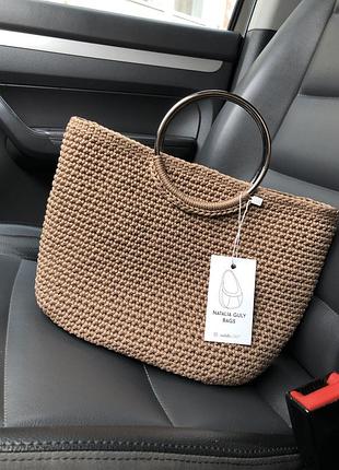 Вязаная сумка ручної роботи