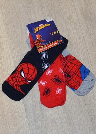 Носки marvel 23-26. 3 пары spiderman spider man lupilu носочки набор носочков комплект на мальчика длинные классные человек паук марвел детские