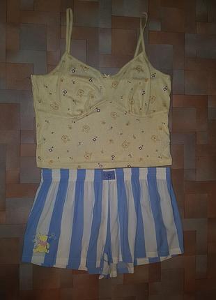 Легкий домашній комплект disney винни пух l р-р, піжама primark