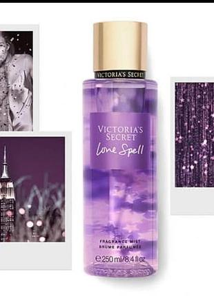 Спрей для тіла міст вікторія сікрет love spell для тела