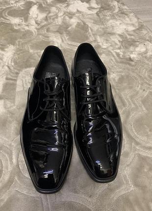 Salvatore ferragamo туфлі лак чоловічі