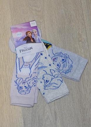 Шкарпетки frozen 19-22 23-26. 3 пари холодне серце анна ельза носки lupilu набір шкарпеток комплект на дівчинку довгі класні дитячі носочки