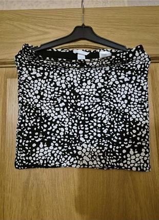 Мини юбка h&m стрейч юбка трикотаж s m