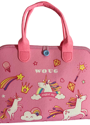 Дитяча розвиваюча сумочка-логіка, тактильні, розвиваючі вправи, з фетру.