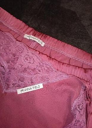 Атласная пижама пижама anna field из ничечины