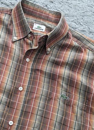 Дуже красива сорочка від lacoste, size 41(l/xl), стан ідеальний, плечі 52 підпахви 60 рукав 60 довжина 75
