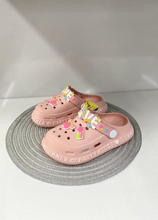 Крокси для дівчинки, сабо, шльопанці дитячі