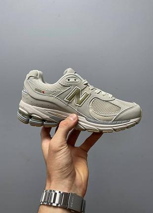 Кроссовки new balance 2002r bone light aluminum leather