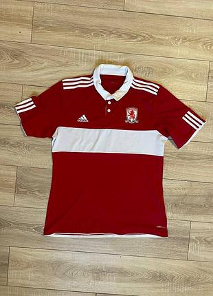 Футболка футбольная спортивная adidas middlesbrough