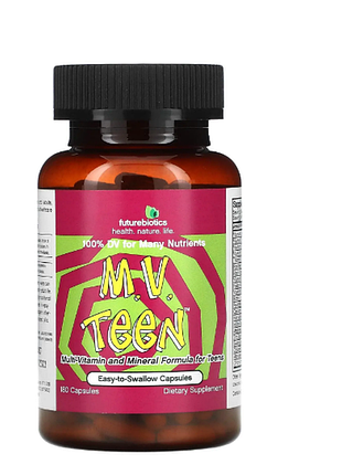 Futurebiotics мультивитамины для подростков 180 шт m.v. teen