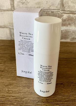 Новий оригінальний шикарний крем white tea balancing cream від датського бренду jorgobe, 50 мл