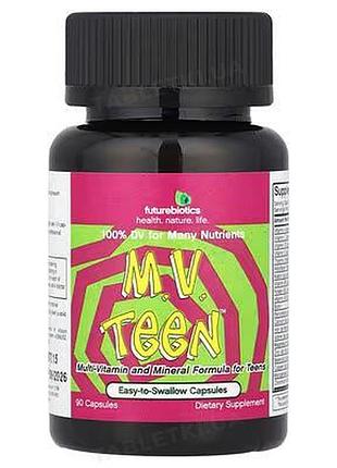 Futurebiotics мультивитамины для подростков 90 шт m.v. teen