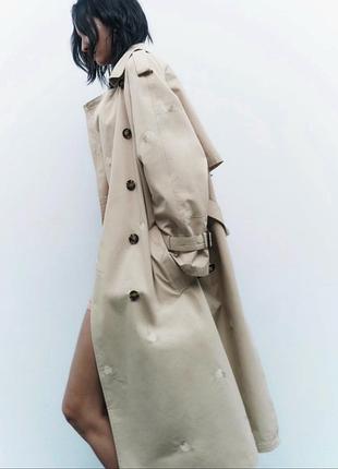 Плащ тренч zara