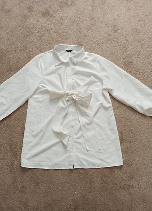 Рубашка удлиненная shein