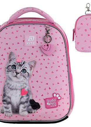 Рюкзак шкільний каркасний kite education studio pets sp25-555s-1