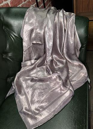 Шовкова хустка 100x100 з масляним напиленням турецького виробника