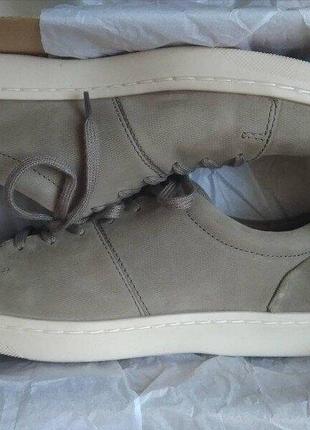 Кожаные туфли, мокасины clarks р.43. новые