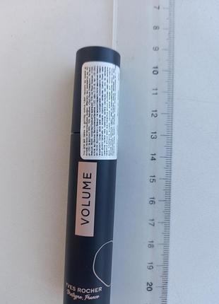 Туш для вій "об'єм та догляд volume" чорна, yves rocher