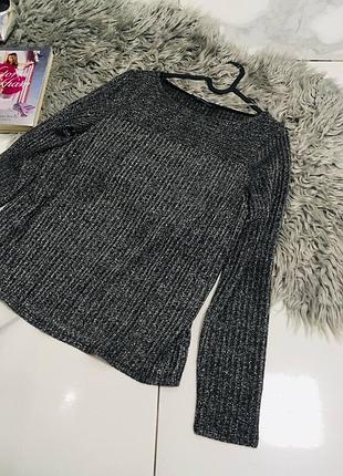 Джемпер у рубчик із люрексом marks&amp;spencer xl 4