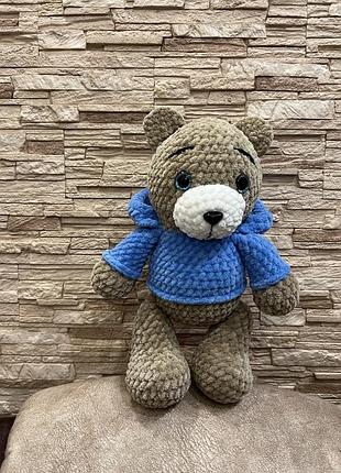 Вʼязані іграшки. ведмедик. ручна робота.