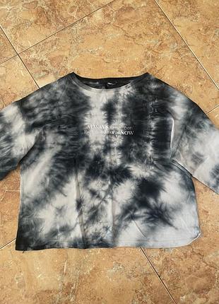 Два лонгсліва zara tie-dye 3