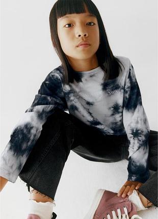 Два лонгсліва zara tie-dye