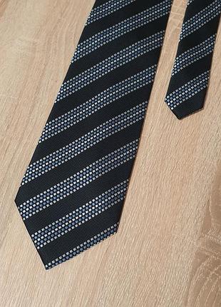 Conwell - галстук - черный в полоску - wide широкая - мужская - fкwi