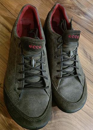 Kроссовки оригинальные стильные кожаные ecco biom yak leather performance 44 размера