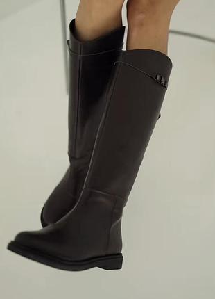 Сапоги жеокейские шоколадные