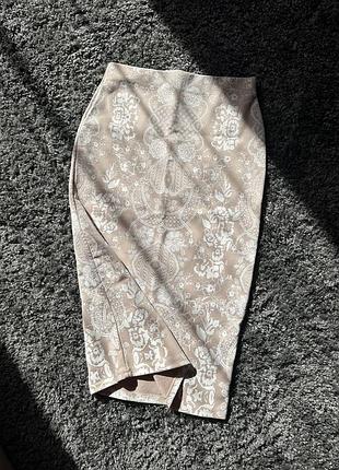 Спідниця міді олівець river island