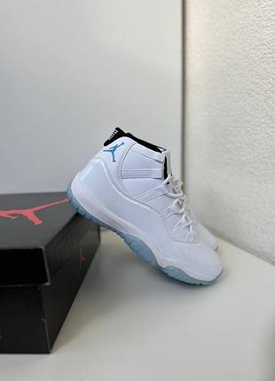 Кросівки чоловічі air jordan 11  ейр джордан ретро черные 11 j-1006