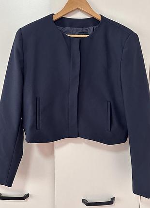 Синя коротка куртка