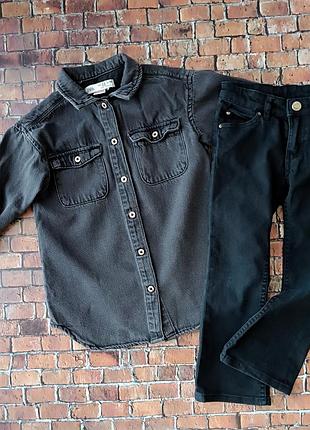 Джинсовый набор zara 3-4 года