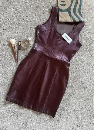 Сукня  по фігурі guess під шкір зам