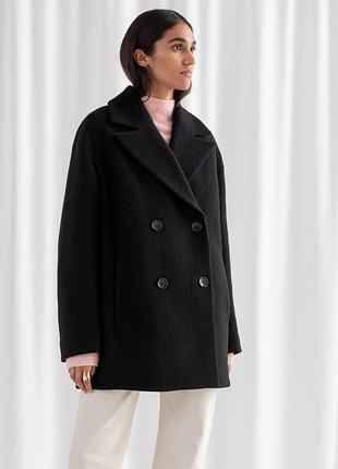 Укорочене пальто з натуральної вовни & other stories, оригінал