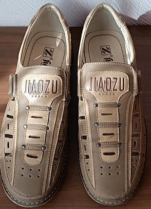 Туфли кожаные jiaozu