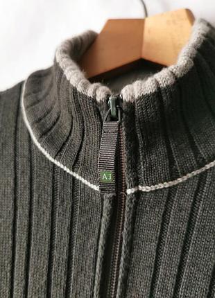 Armani jeans вінтажний светр на замку