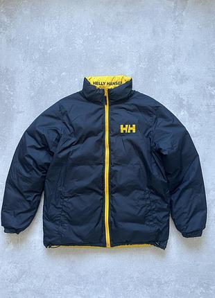 Мужской двусторонний пуховик helly hansen