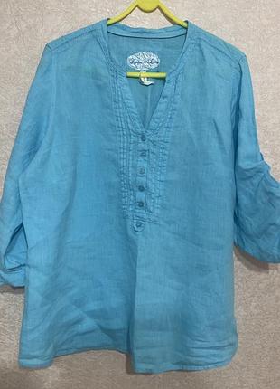 Блуза р.50 лён