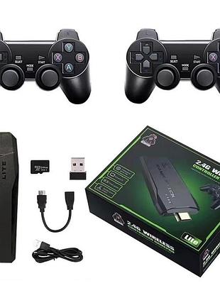 Ігрова приставка game stick hdmi 20000 ігор. ретро консоль. 2 геймпада як у playstation. карта пам'я