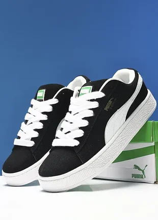 Кеди пума чорні puma suede xl black