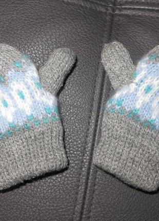 Теплі зимові рукавички, рукавиці 1-2 років6 фото